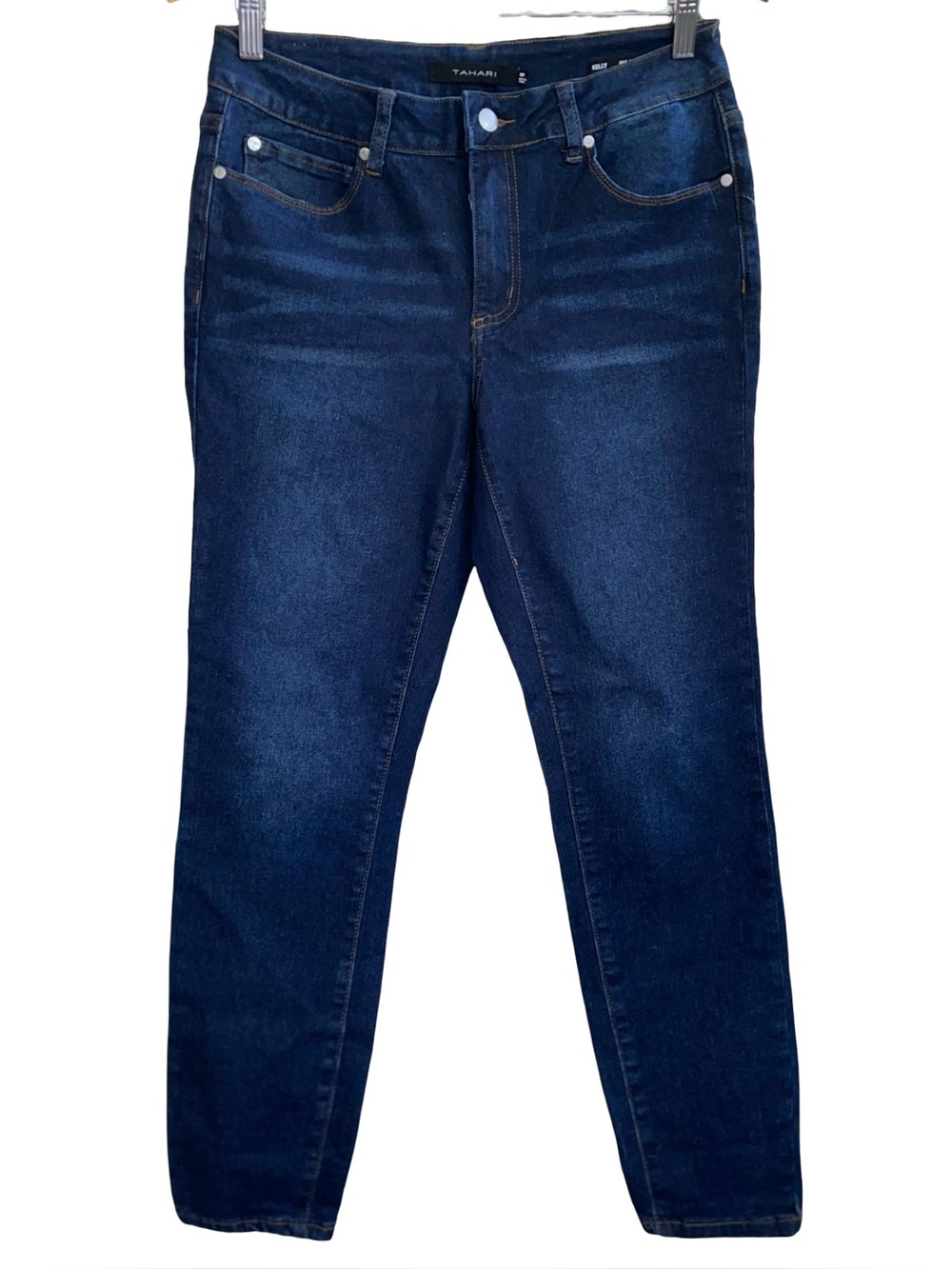 Tahari Women’s Kelly Mid Rise Skinny Denim Jeans Size 8P